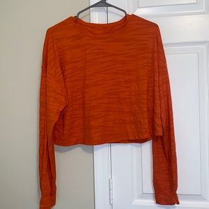 lululemon muscle love long sleeve shirt tiger mesh